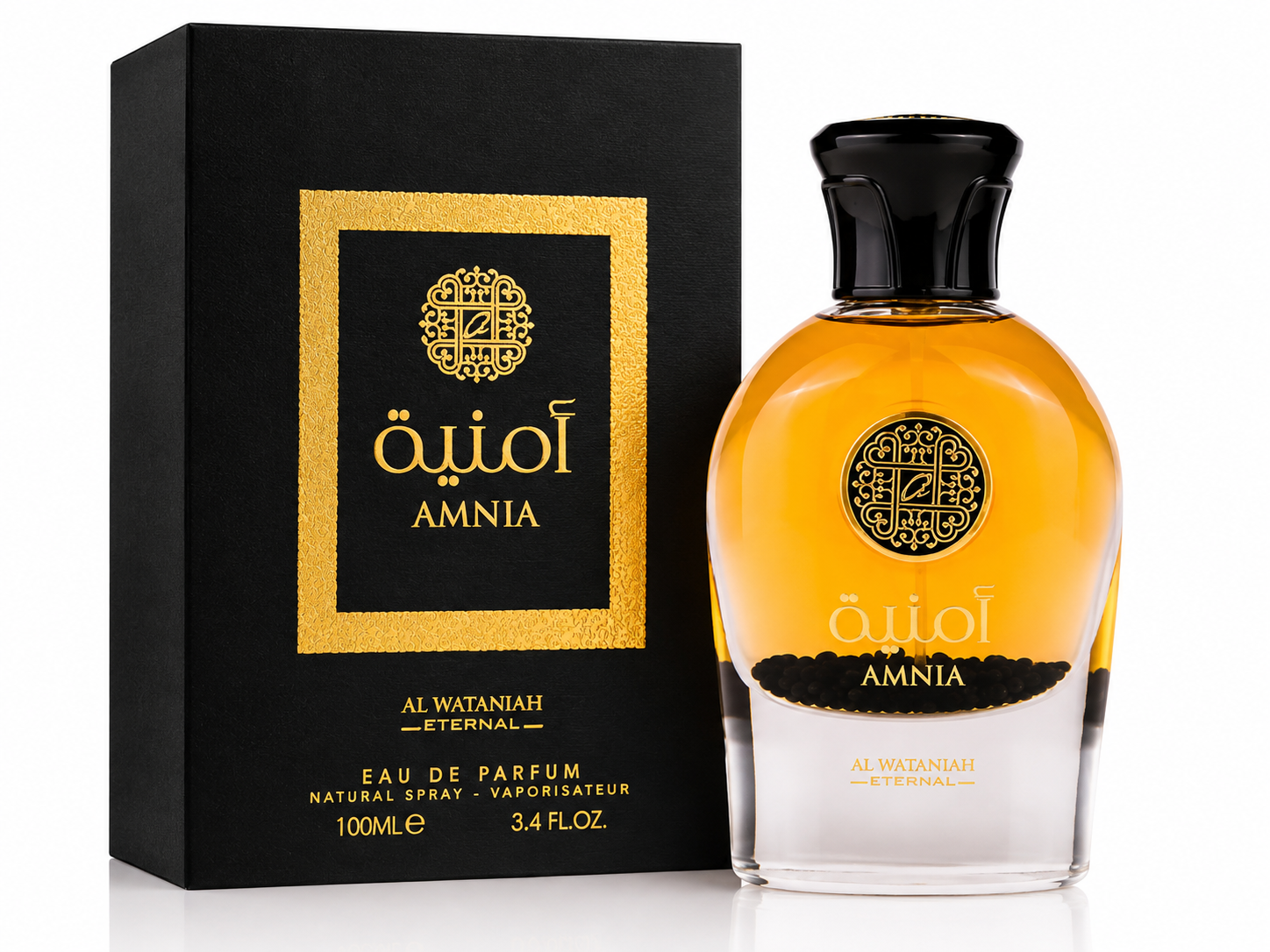 Perfume Arabe Amnia Al Wataniah Unissex 100ml Eau De Parfum