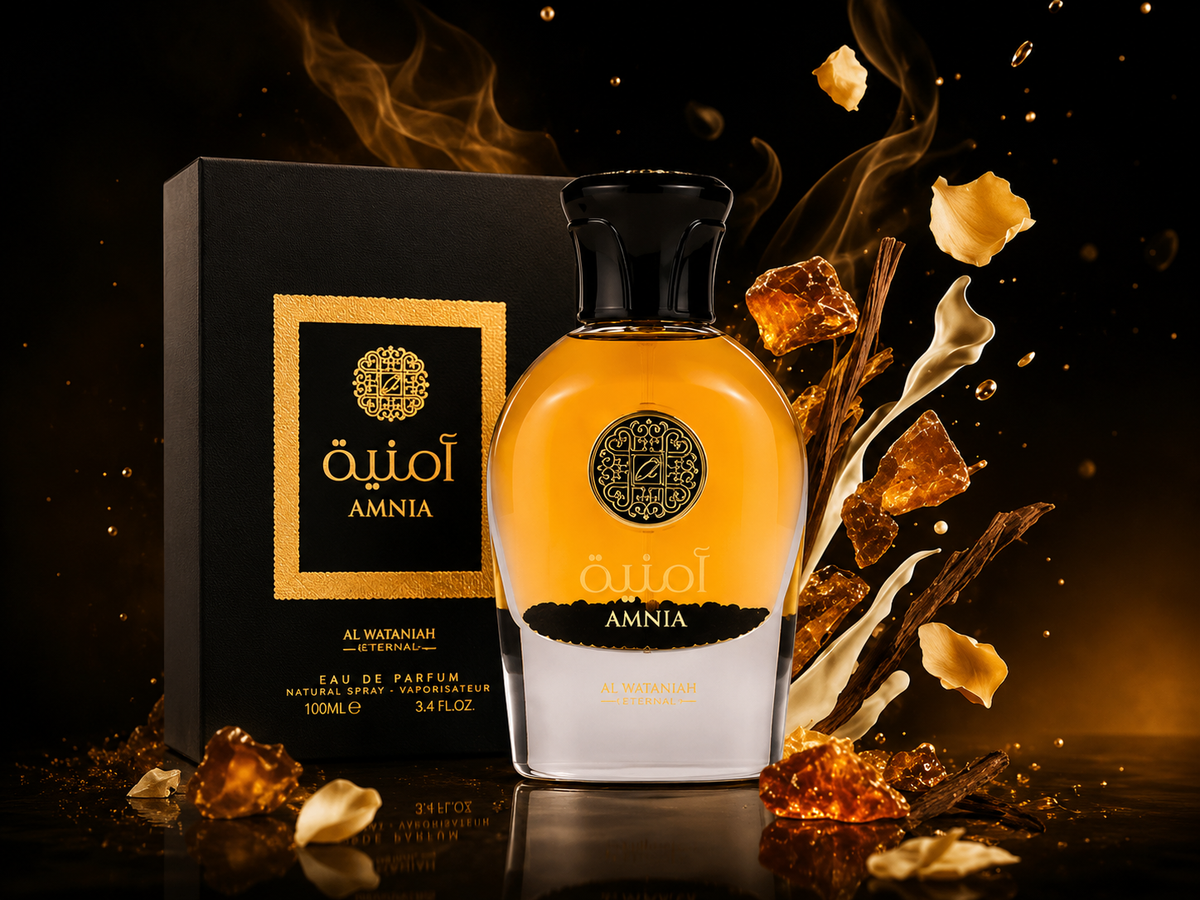 Perfume Arabe Amnia Al Wataniah Unissex 100ml Eau De Parfum