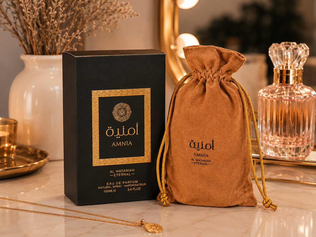 Perfume Arabe Amnia Al Wataniah Unissex 100ml Eau De Parfum