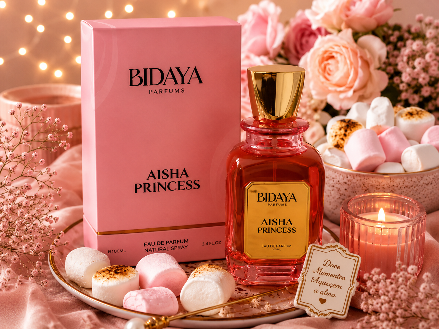 Perfume Árabe Aisha Princess Bidaya 100ml Bidaya Eau De Parfum