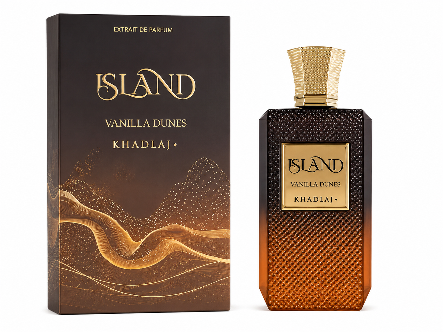 Perfume Árabe Khadlaj Island Vanilla Dunes — 100ml