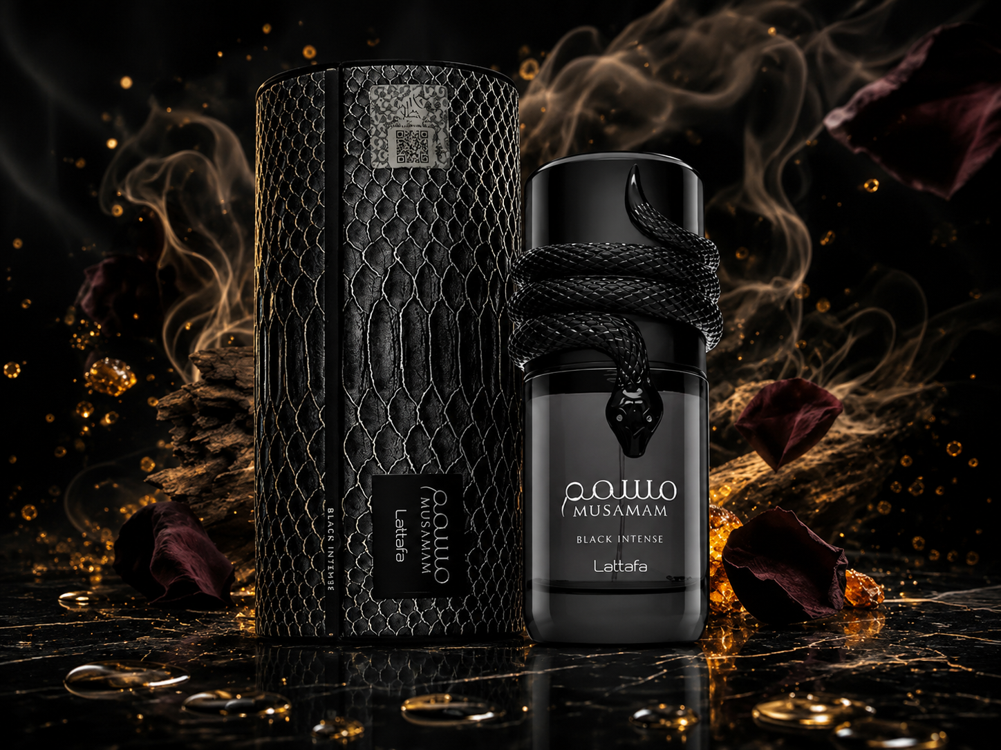 Perfume Árabe Musamam Black Intense Lattafa EDP 100ml