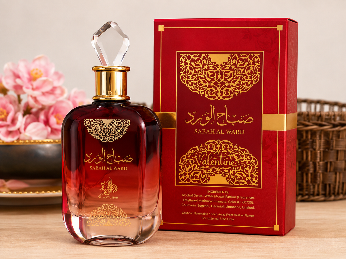 Perfume Árabe Sabah Al Ward Valentine EDP 100ml