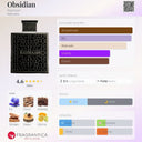 Perfume Árabe Obsidian by Rayhaan EDP