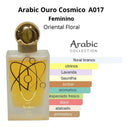 Perfume Árabe Da Arabic Collection A017 Ouro Cósmico 25ml