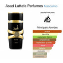 Perfume Árabe Asad By Lattafa EDP 100ml Primeira Linha Premium