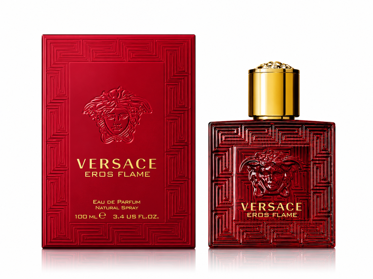 Perfume Versace Eros Flame Eau de Parfum 100ml Amadeirado Masculino